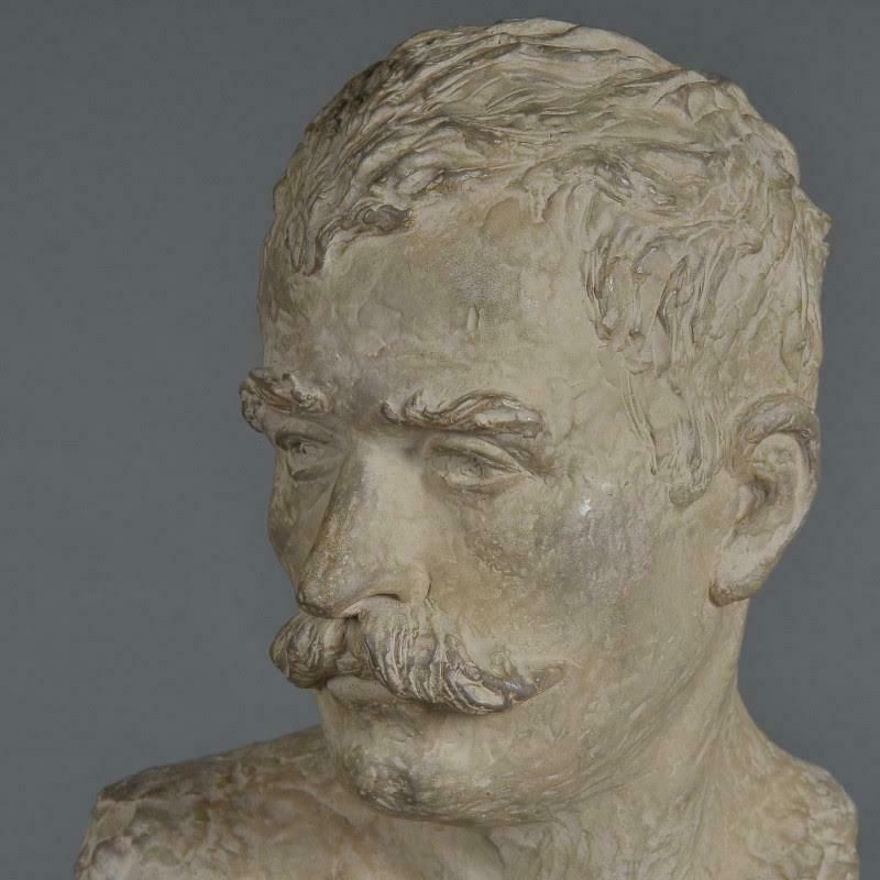 A Napoleon III Style Terracotta Bust Of A Man, 20th Century. photo Art