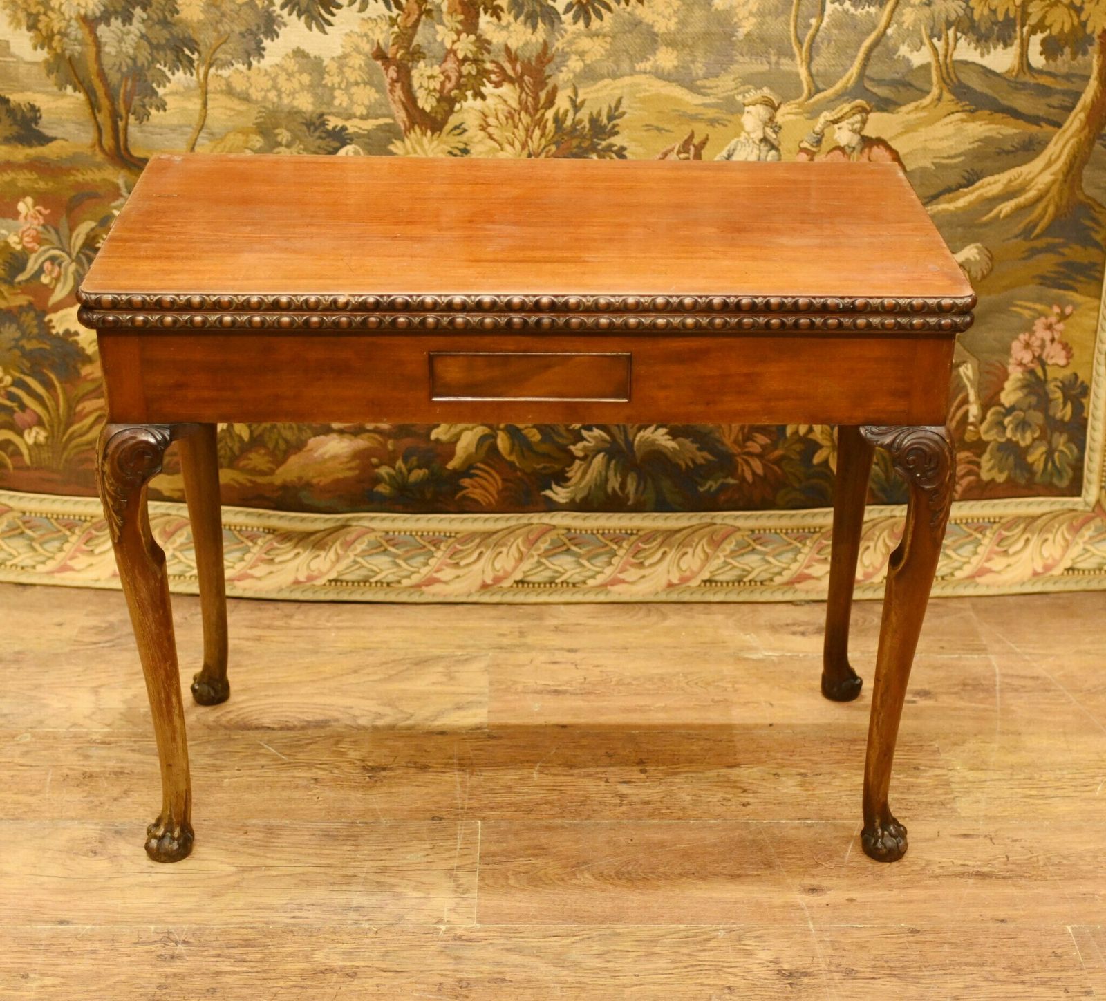 Georgian Card Table Mahogany Games Tables 1880