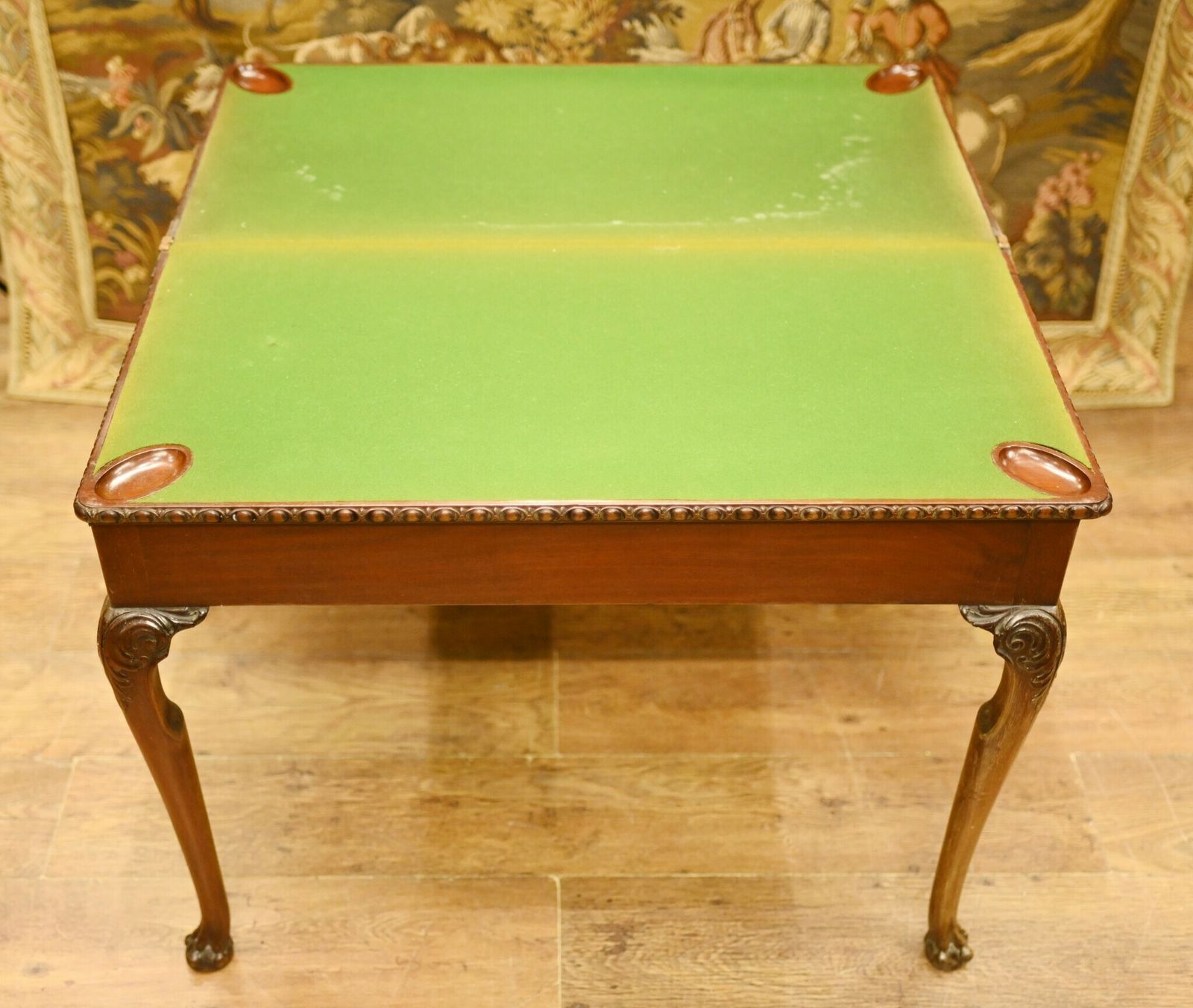 Georgian Card Table Mahogany Games Tables 1880 photo Furniture
