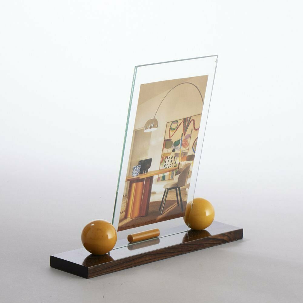 French Art Deco Phenolic, Macassar Photo Frame C.1930s photo Home Decor