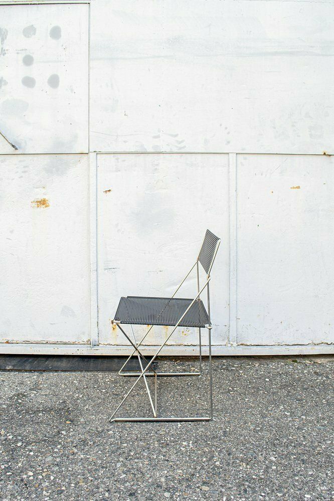 X Line Chairs By Niels Jorgen Haugesen For Magis, 1977, Set Of 2 photo for sale