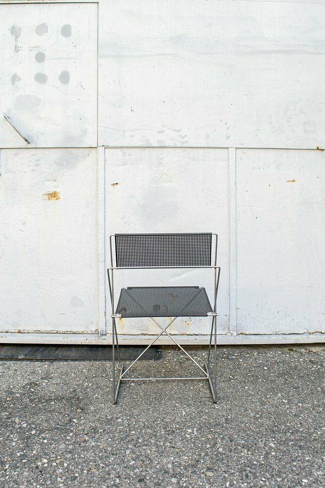 X Line Chairs By Niels Jorgen Haugesen For Magis, 1977, Set Of 2 photo Furniture