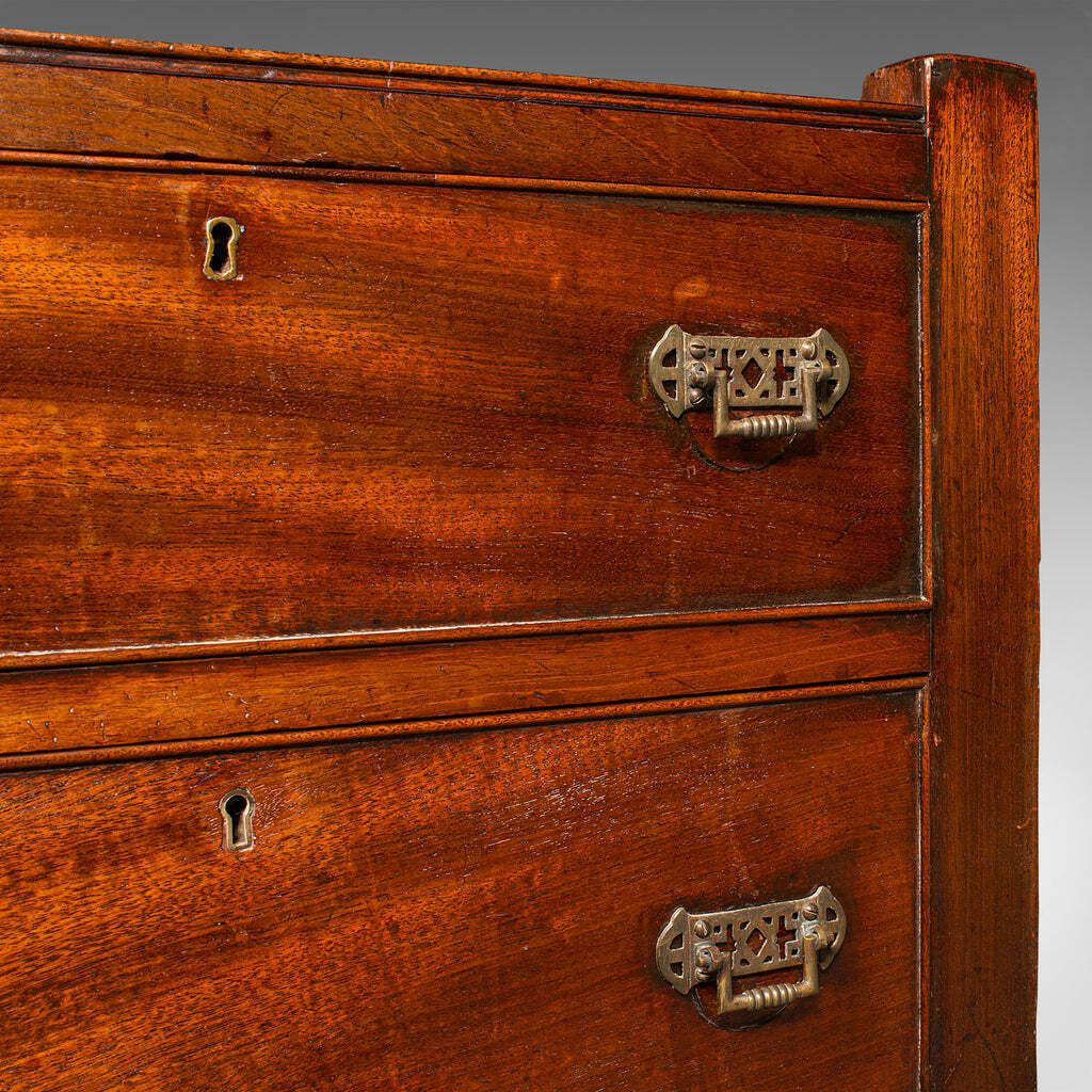 photo furniture Antique Gentleman's Nightstand, English, Bedside Chest Of Drawers, Georgian