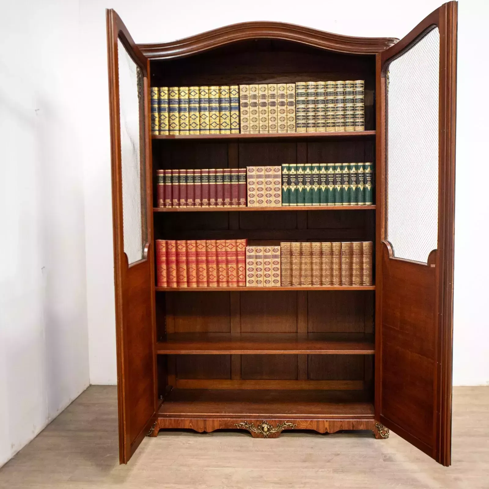 French Louis XV Style Mesh Door Bookcase photo furniture