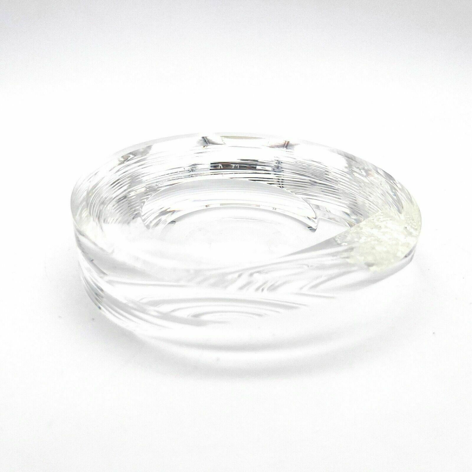 Crystal Design Ashtray   Contemporary Glassmaker Yan Zoritchak (Zoricak)   1991 photo furniture
