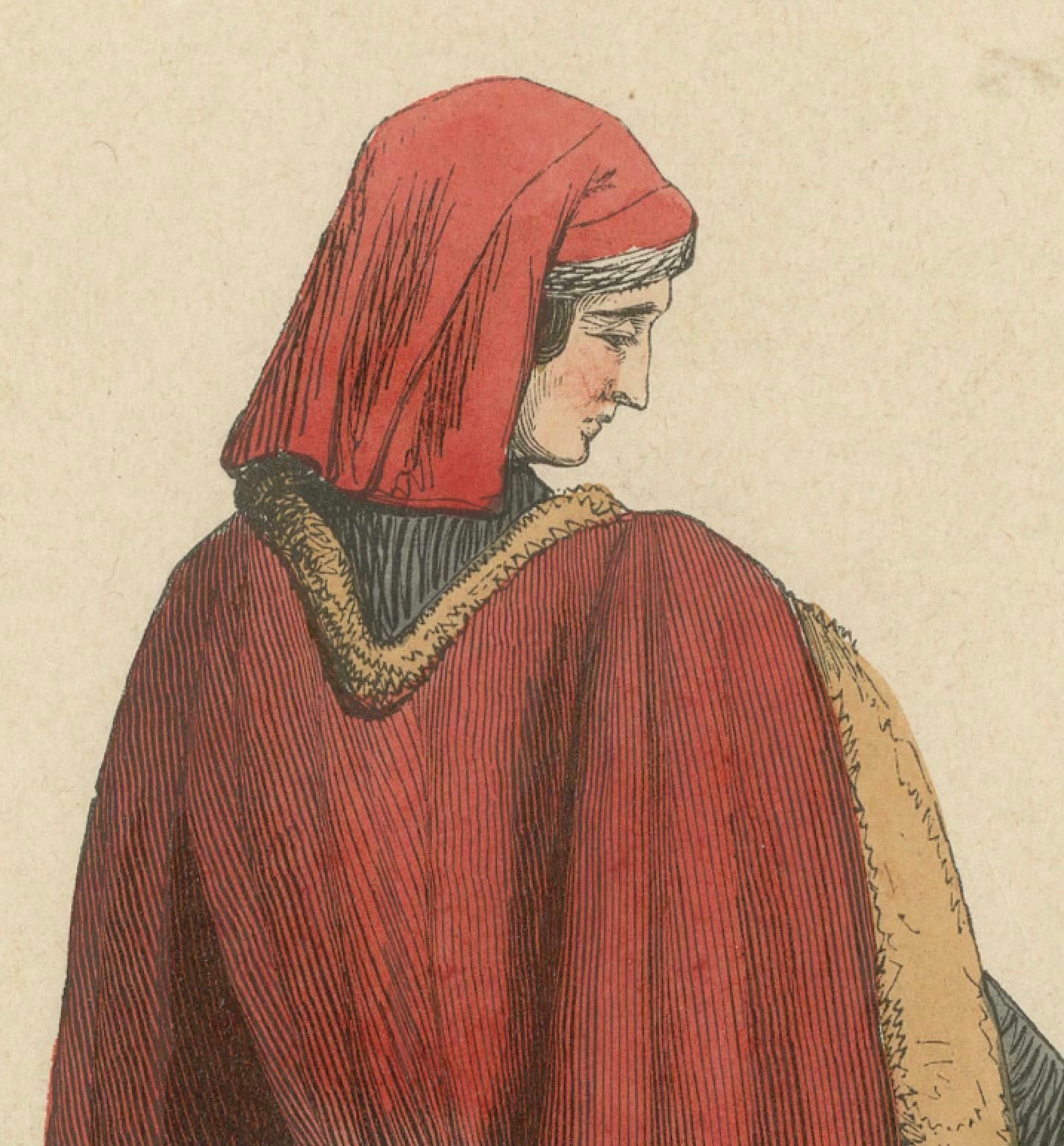 Florentine Nobleman Of The Middle Ages, 1847 photo for sale