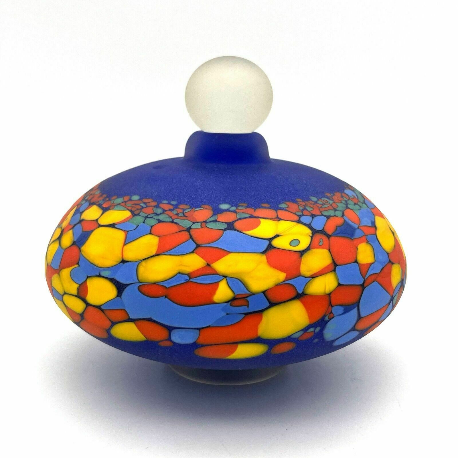 Jean Luc Garcin (1954)   Blown Glass Bottle VI   Vintage   Decoration   1994 photo for sale