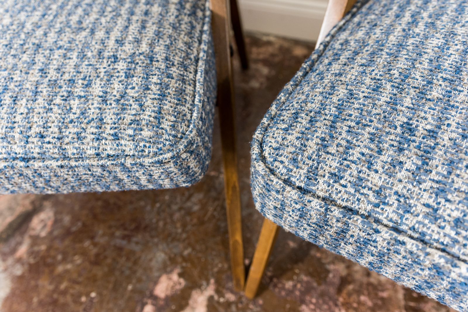 photo for sale Customizable Pair Of Restored Mid Century "Bunny" Armchairs, 1970's
