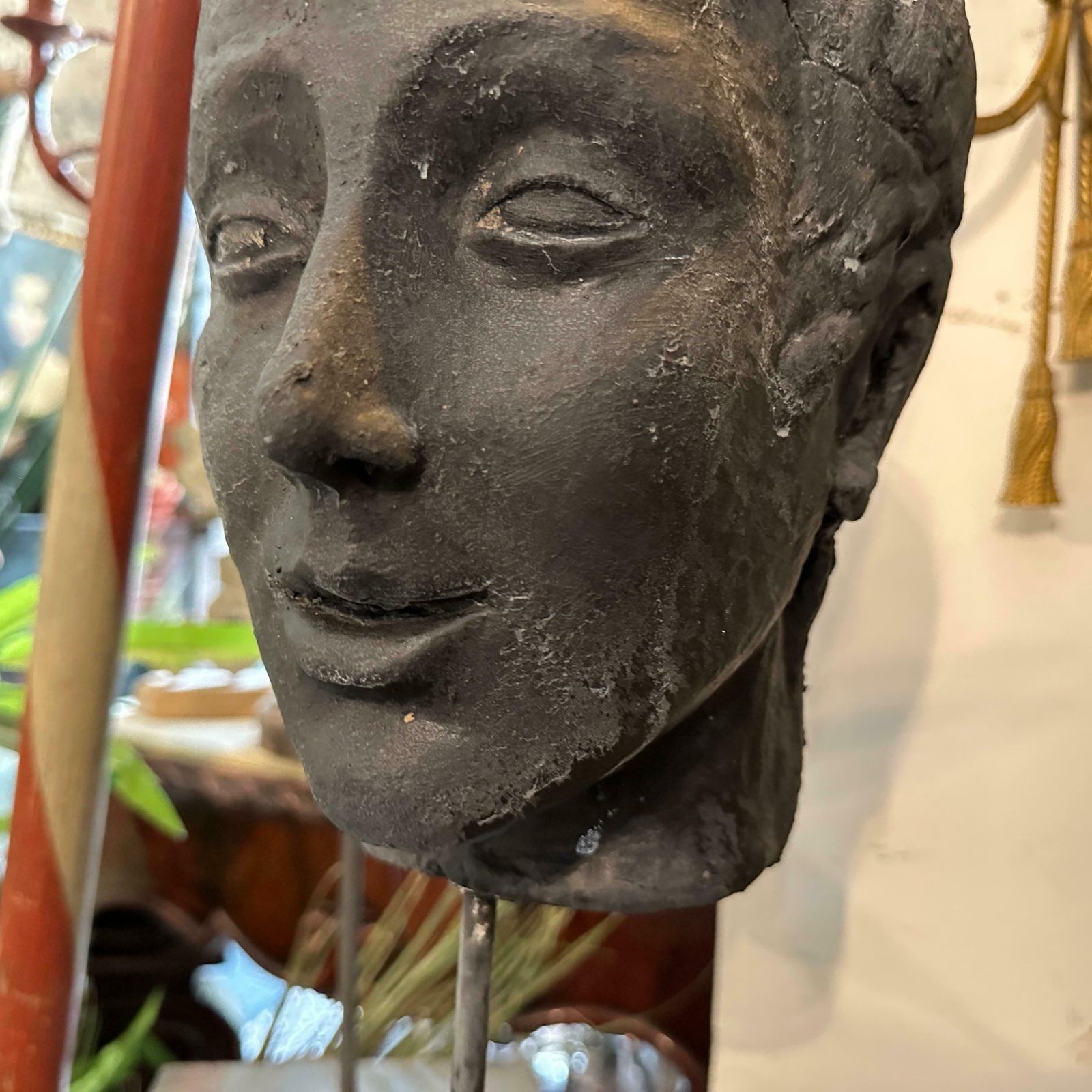 A Late 19th Century Hand Crafted Clay Sicilian Head Of A Young Man photo buy