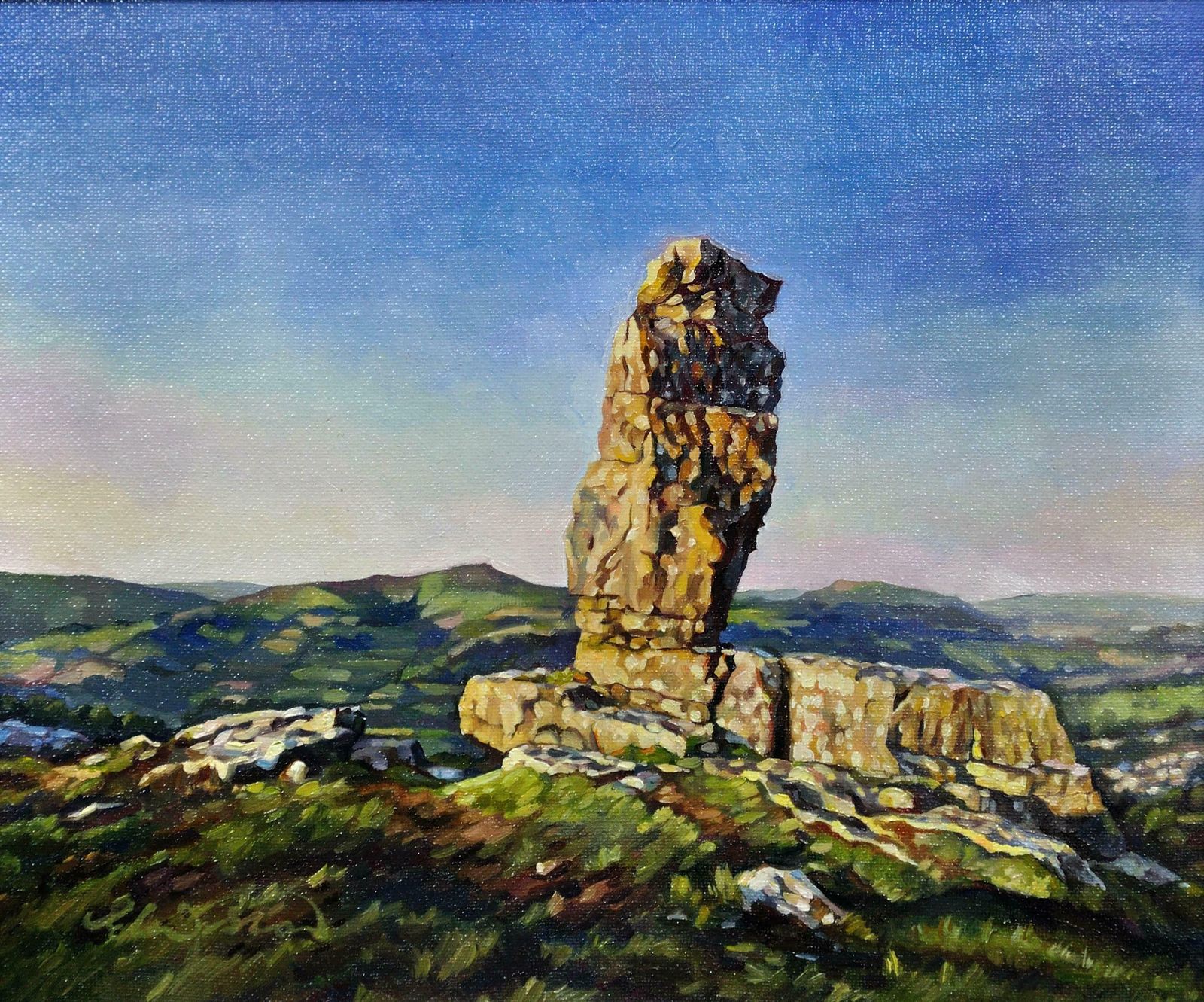 Elin Sian Blake Y Bugail Unig (The Lonely Shepherd), Llangattock, Brecon Beacons. Welsh Folklore photo furniture