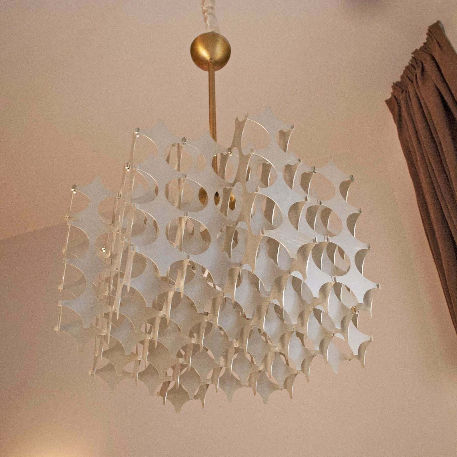 Mario Marenco Chandelier Chyntia 1970s photo vinterior