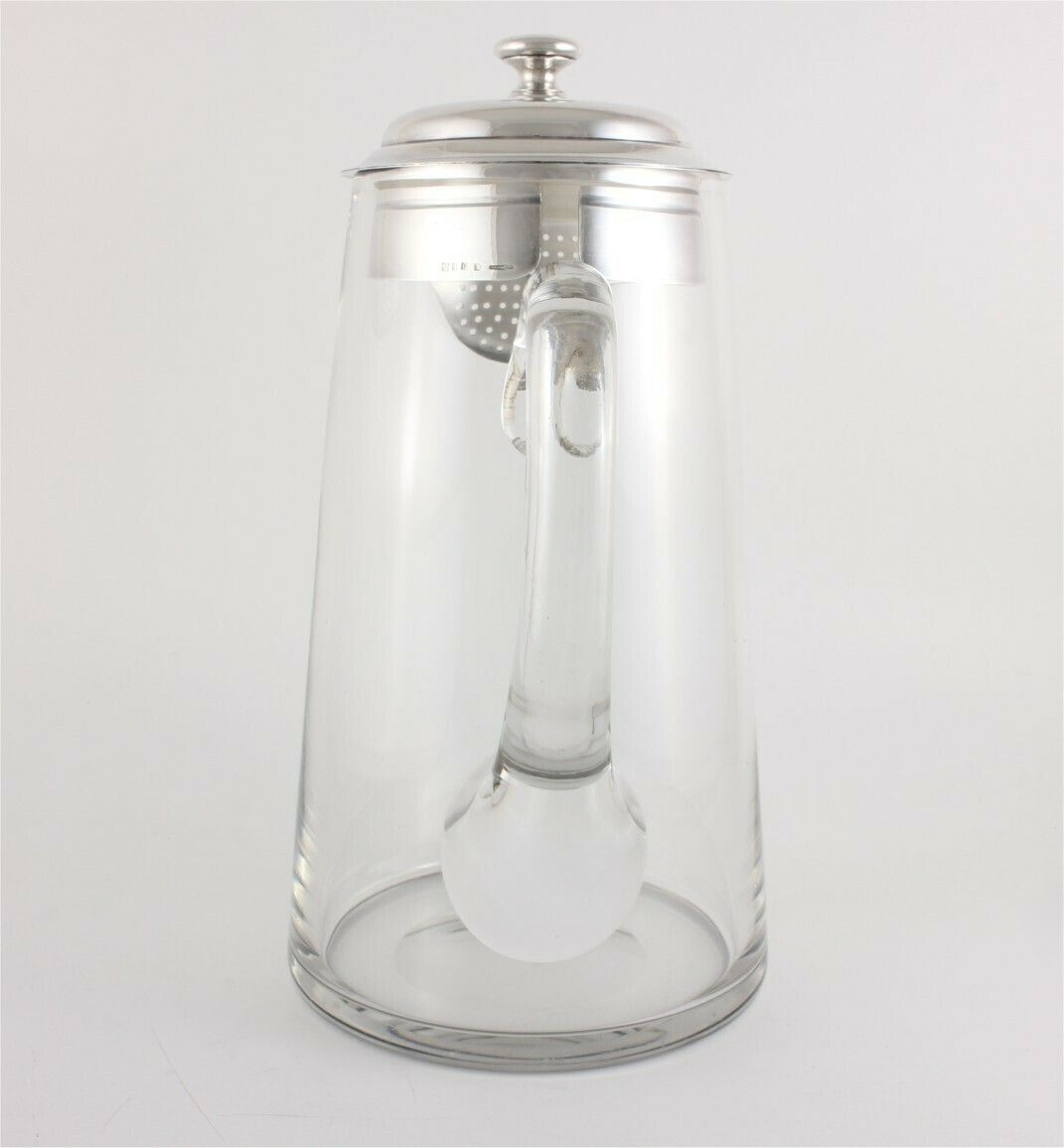 photo furniture Large Christofle Silver Plate & Glass Water Jug. Vintage French Pitcher.