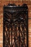 Pair Of Georgian Steel Security Gates photo Home Fixtures