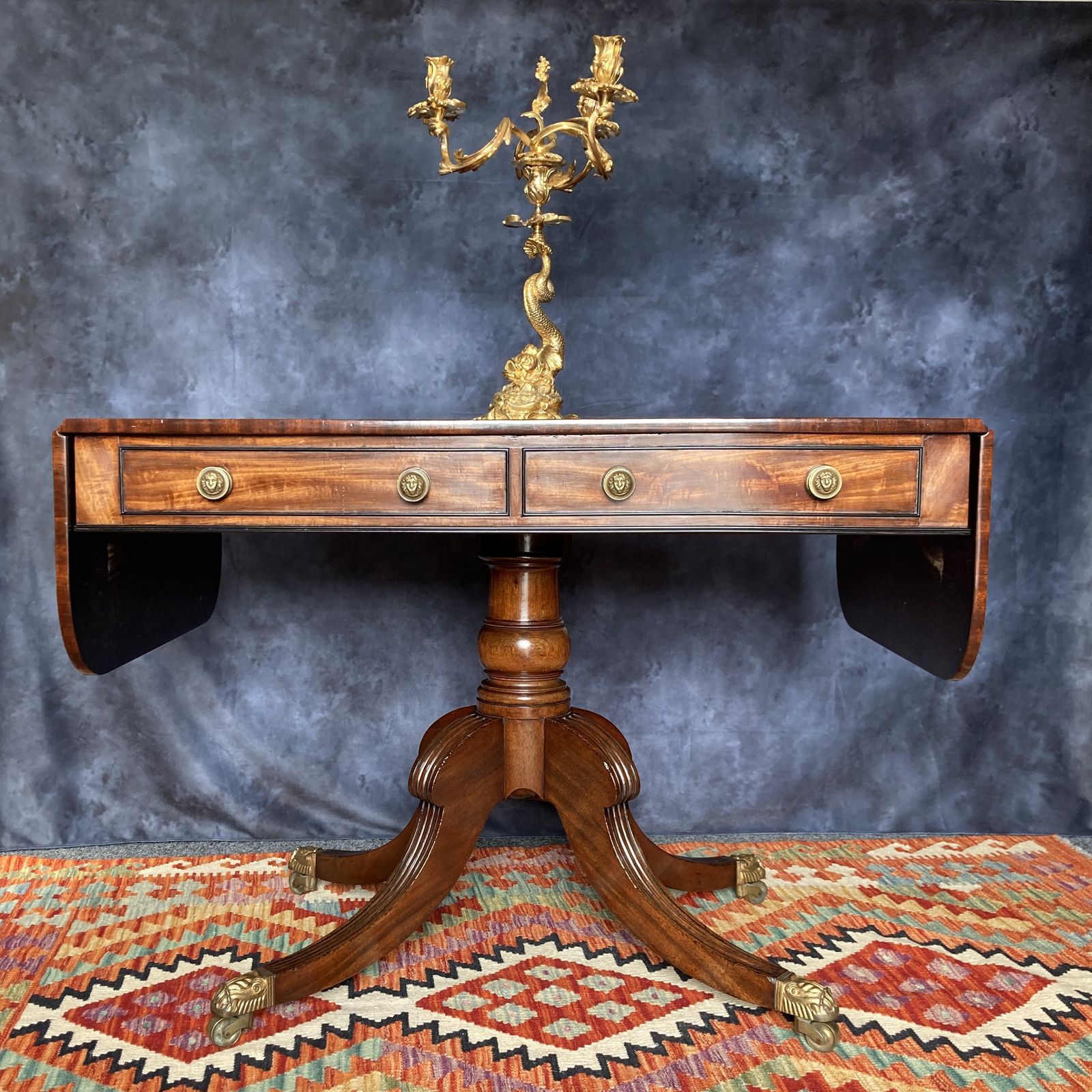 Fine Regency Mahogany Drop Leaf  Table Circa 1810 photo 6200.0