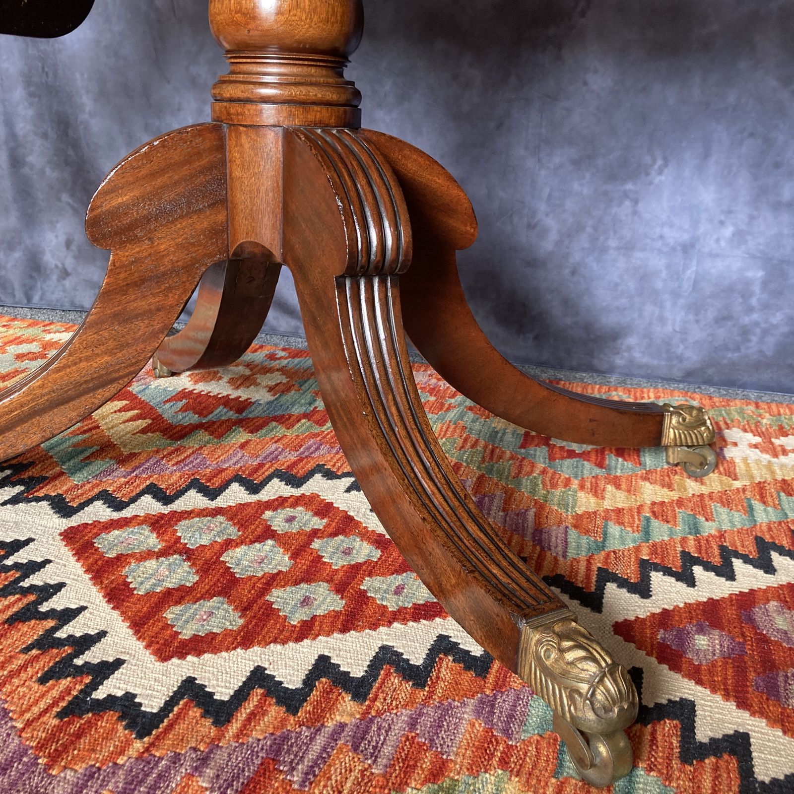 Fine Regency Mahogany Drop Leaf  Table Circa 1810 photo vinterior