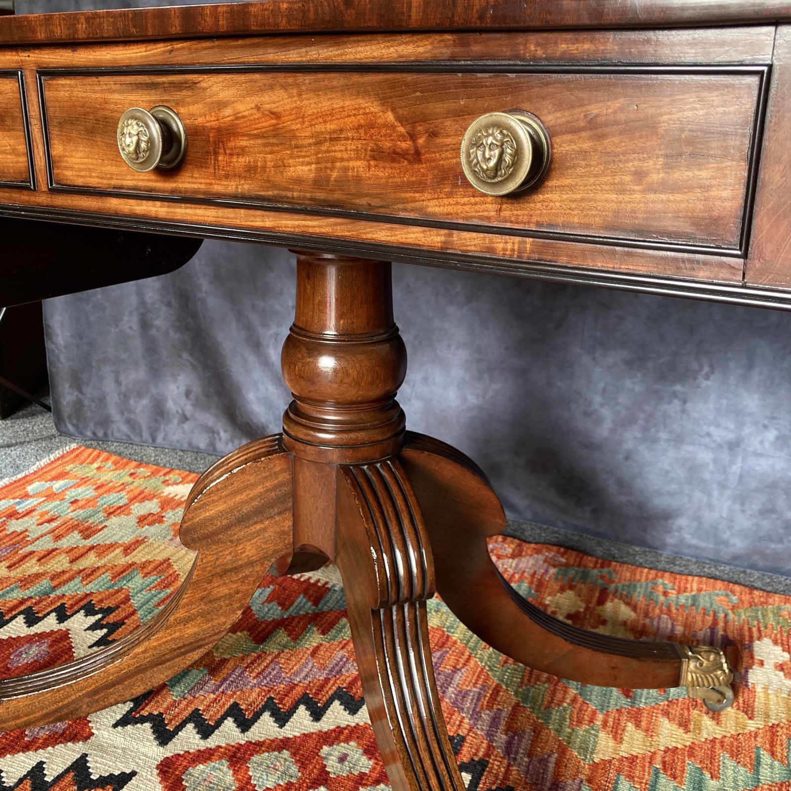 Fine Regency Mahogany Drop Leaf  Table Circa 1810 photo Furniture