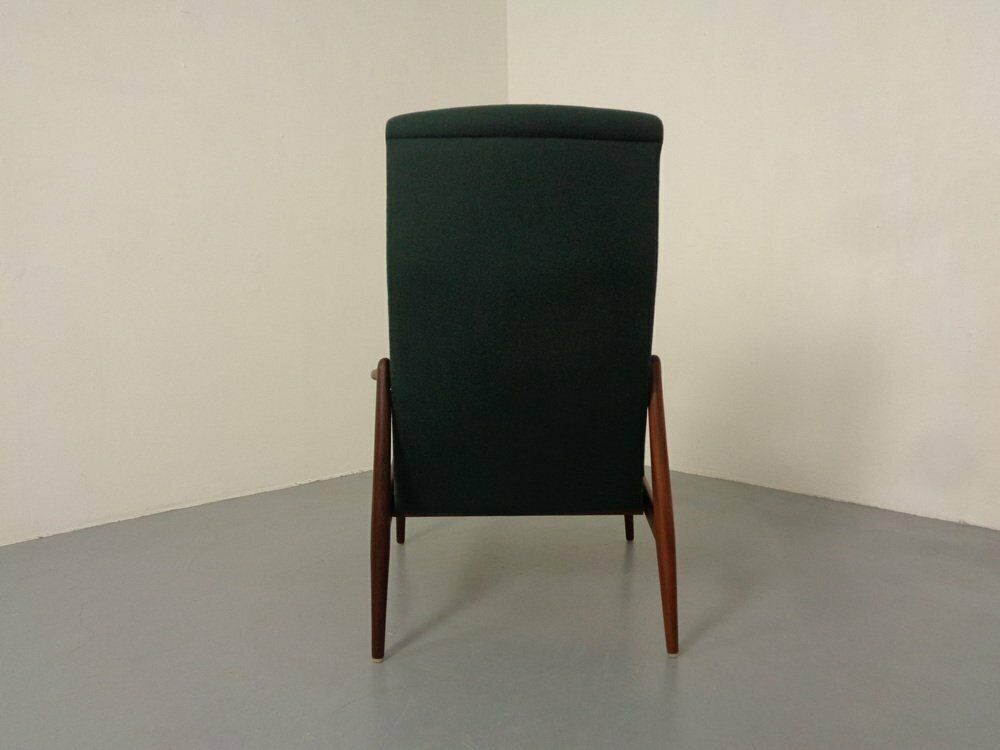 Furniture Organic Teak Armchair By Hartmut Lohmeyer For Wilkhahn, 1960s photo