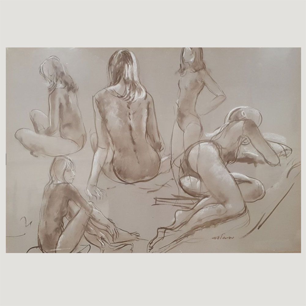 Seated Nudes By Derrick Latimer photo buy
