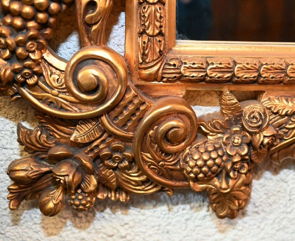 Gilt Pier Mirror   Large Louis XVI Gilt Frame Glass Mirrors photo for sale