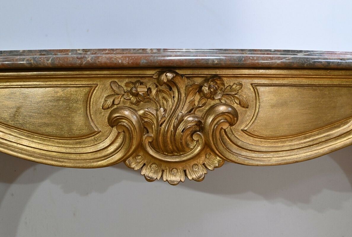 photo for sale Important Louis XV Wall Console – Early 20th Century