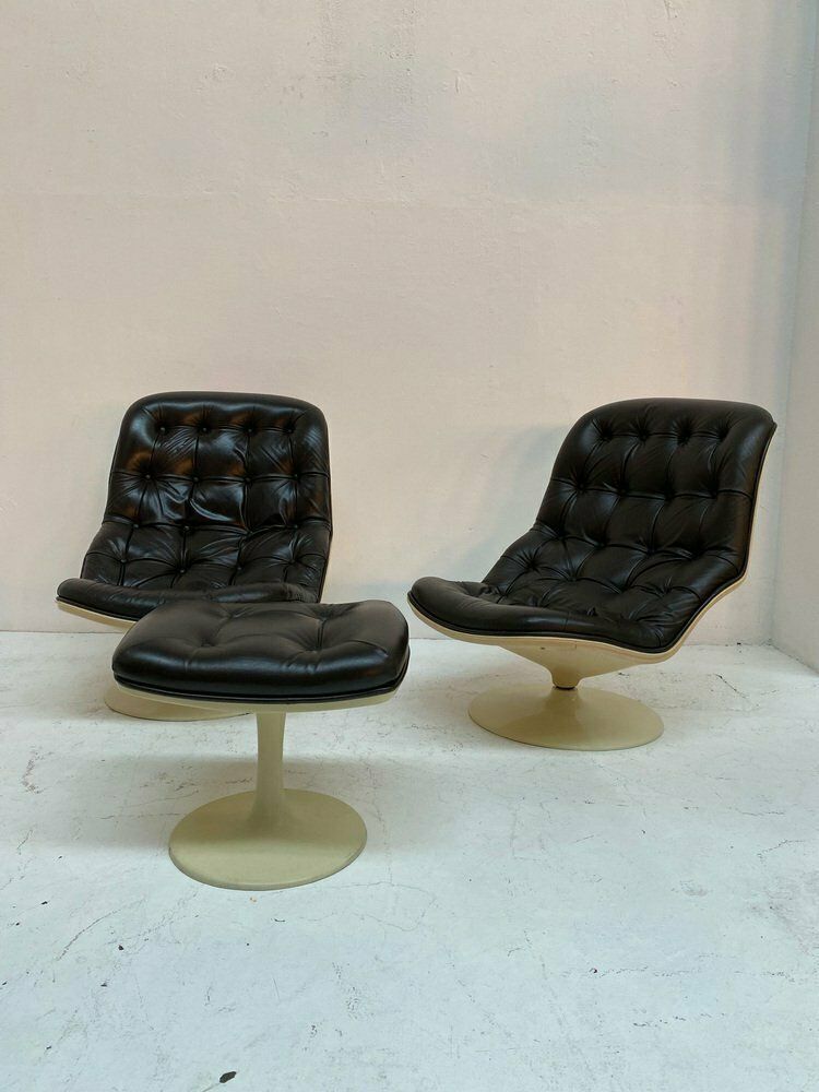 Shelby Lounge Set By Georges Van Rijck For Beaufort, 1970s, Set Of 3