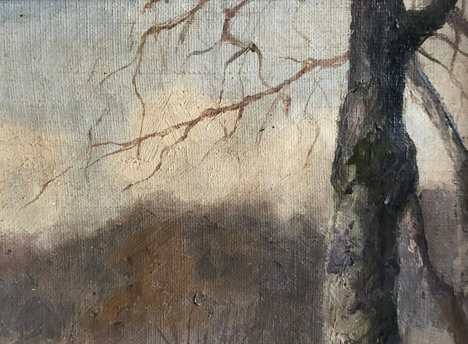 Ludvig Engmann (1868 1935) Oil On Canvas Landscape Painting From “Dyrehaven”   Exclusive Original Danish Art photo Art