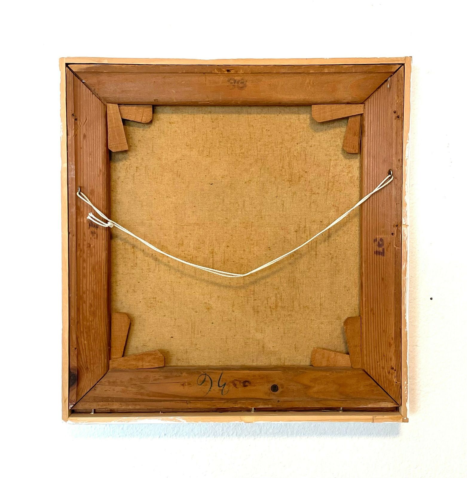photo furniture Danish Original Oil On Canvas Painting From The 1930s With Motive Of Countryside House By Artist Kai Drews (1884 1964)