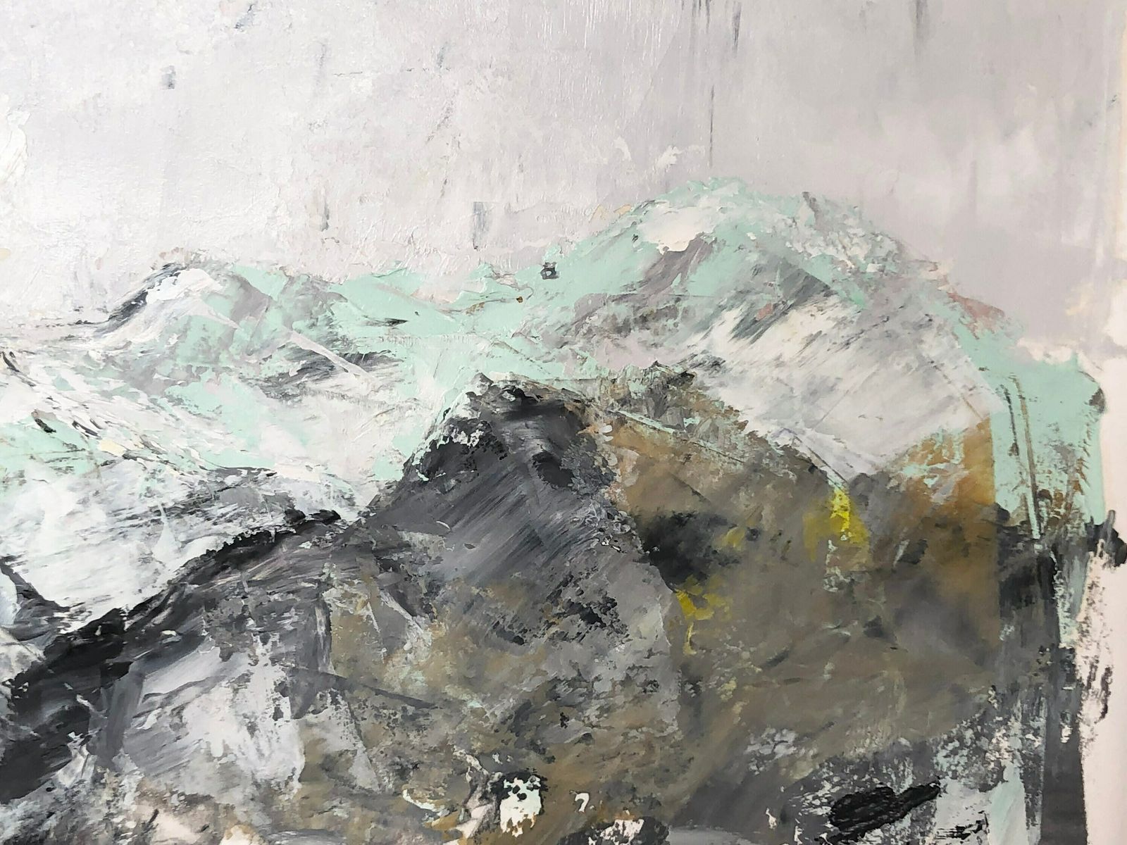 Bent Wedel Original 2002 Abstract Landscape Painting From Denmark With Motive From Vorupør photo Art