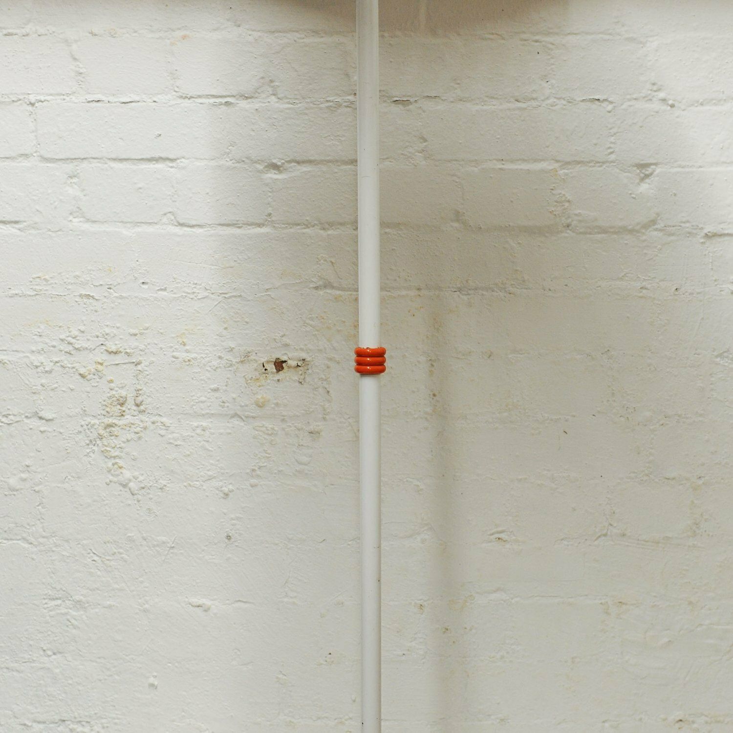 Space Age Orange And White Metal Floor Lamp By Meyer, Germany, 1960s photo Lighting
