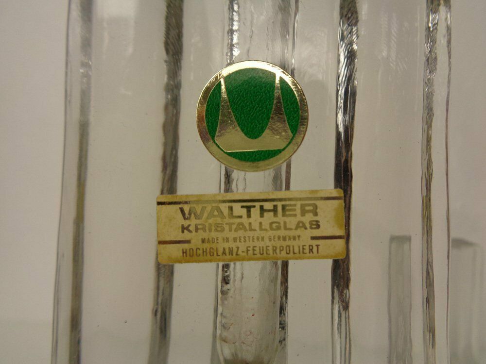 photo vintage Pop Art Glass Vases By H. Düsterhaus For Walther, Germany, 1960s, Set Of 3