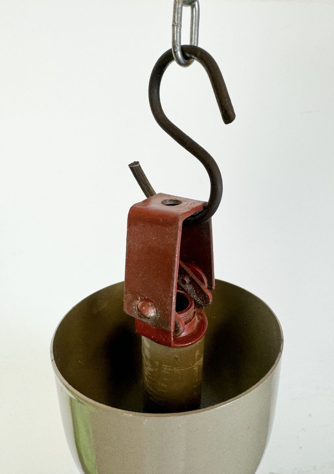 photo for sale Large Industrial Double Sided Railway Or Factory Clock From Pragotron, 1950s, 4x