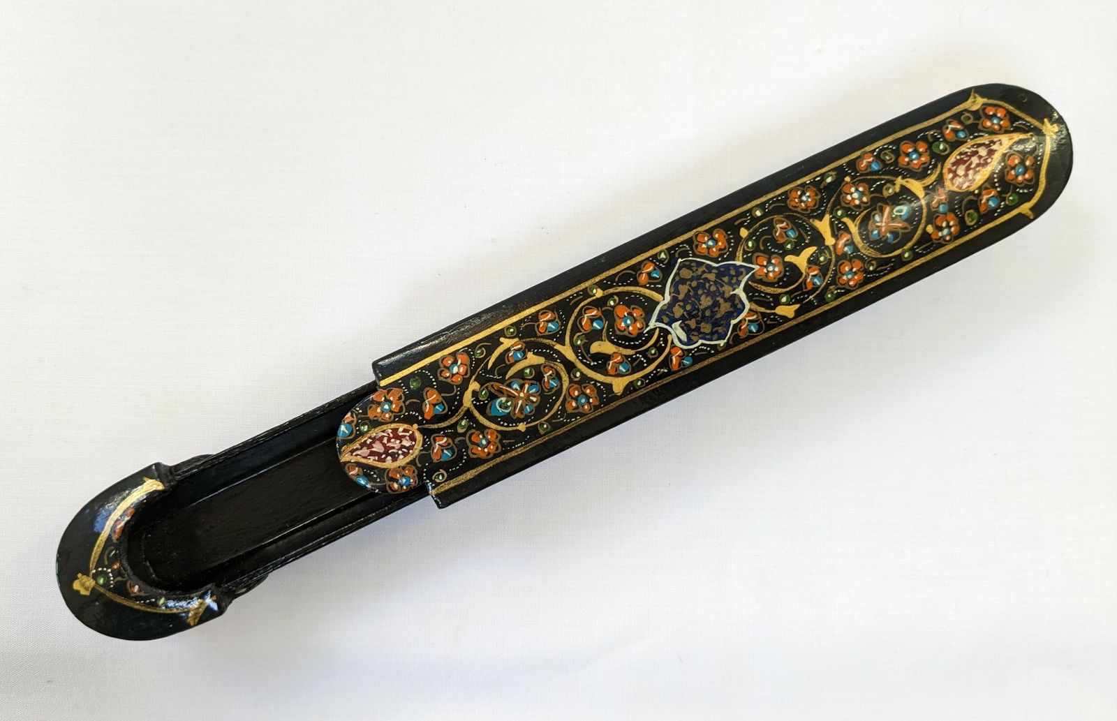photo furniture Antique Islamic Paper Mache Qalamdan Pen Case