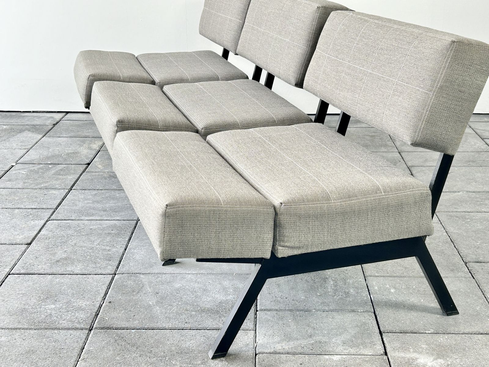 photo buy Set Of Three Panchetto Lounge Chairs Designed By Rito Valla For Ipe Bologna