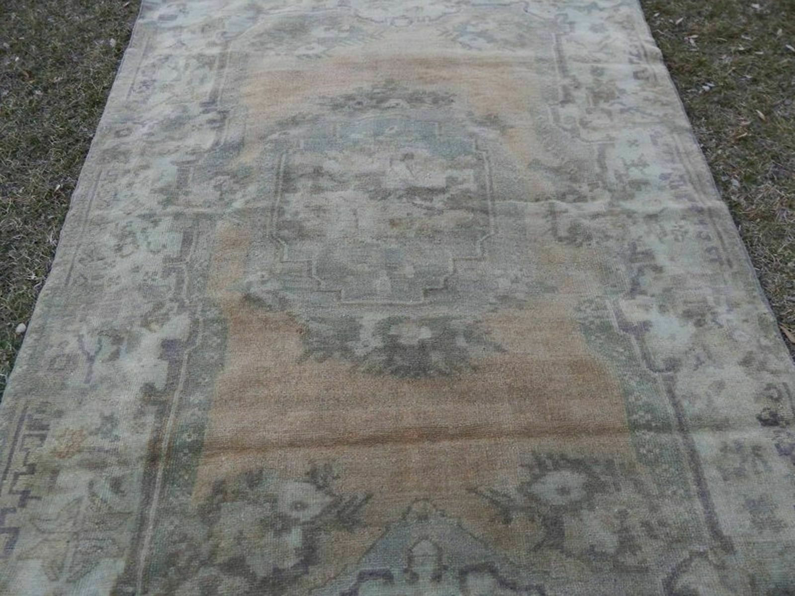 Caucasian Wool Carpet, 1970s, 1960s photo Textiles