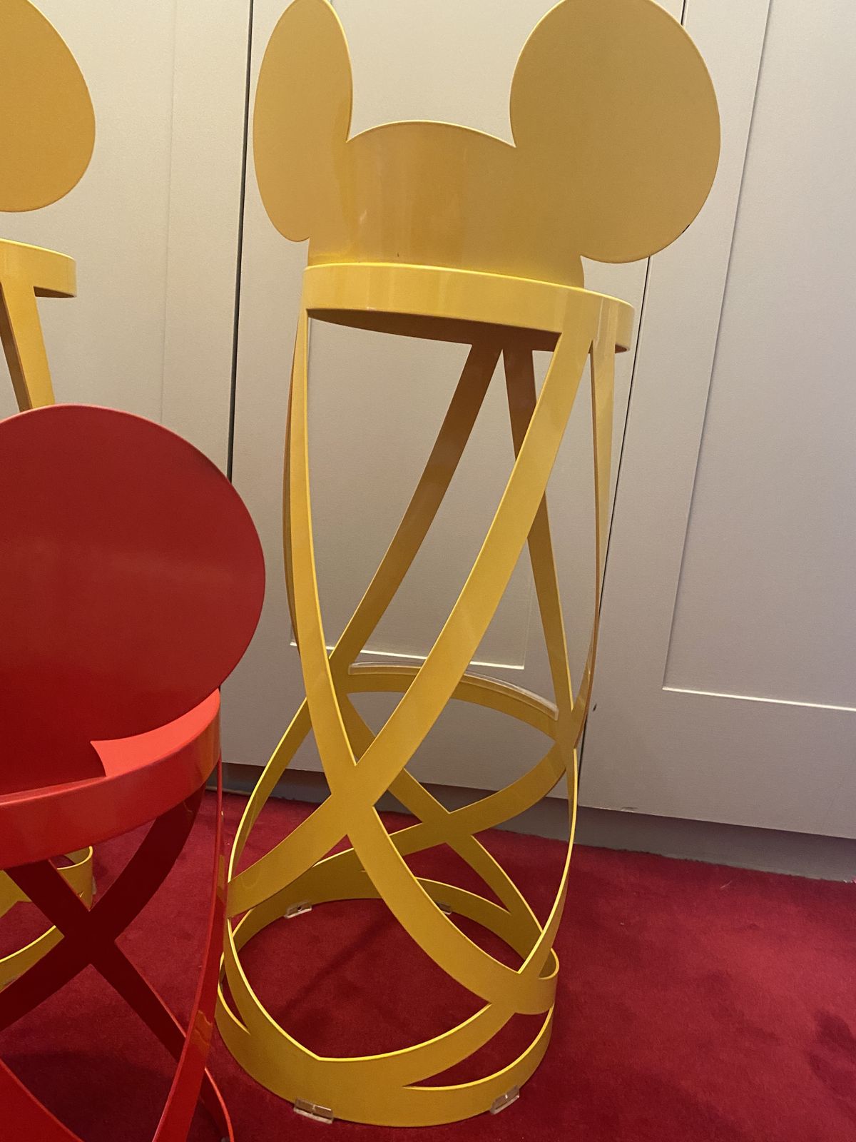photo furniture Cappellini And Walt Disney Mickeys' Ribbon Chairs 3 Of Them.