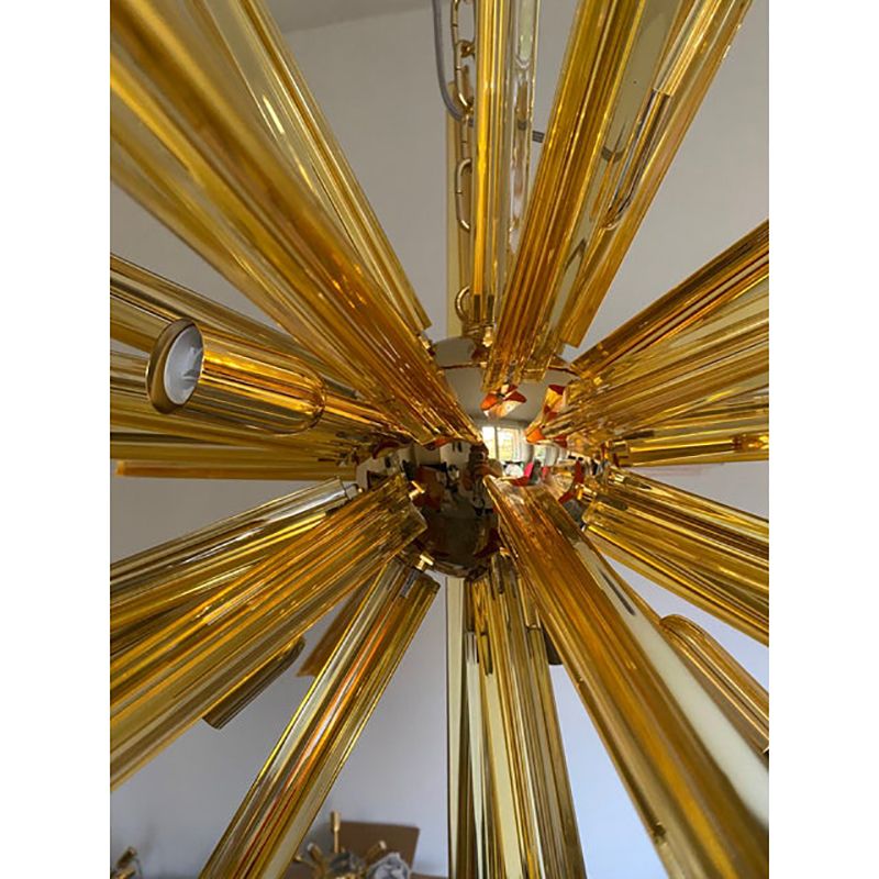 Sputnik Chandelier In Murano Glass Style From Italy photo for sale