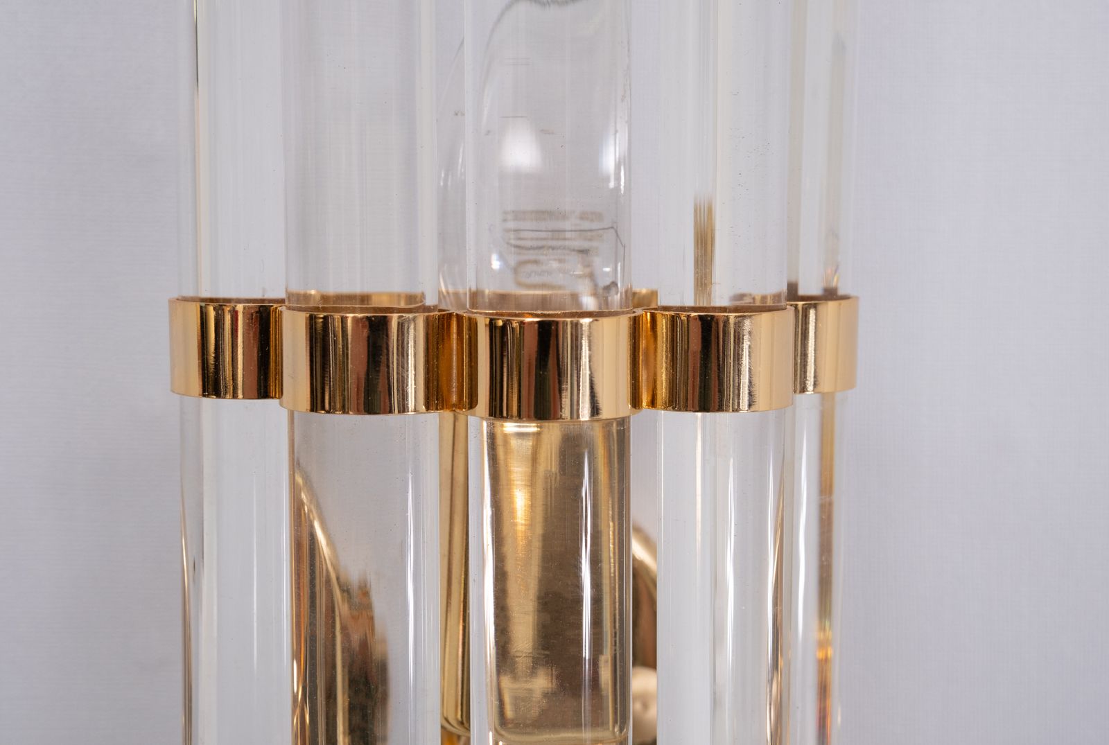 Grote Wandlamp Met Geslepen Glas, Venini Stijl, Jaren 1970, Italië photo buy