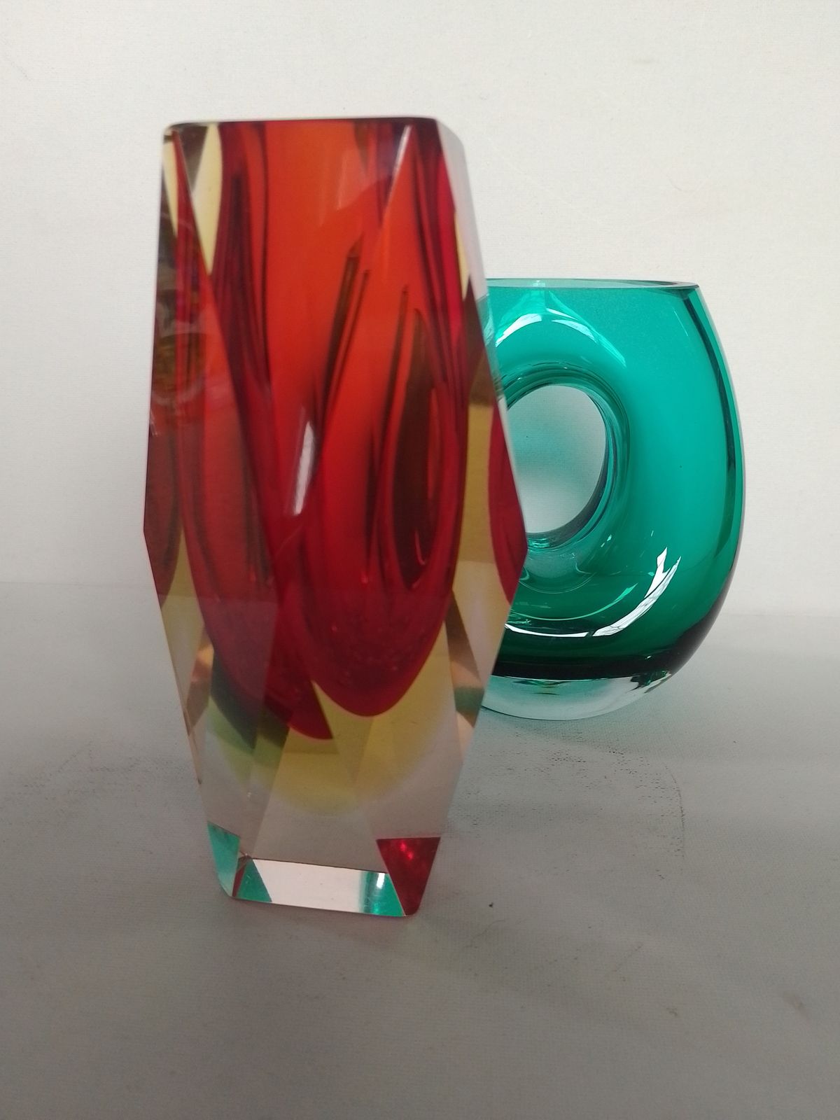 Murano Sommerso Vase By Seguso Designed By Flavio Poli photo vinterior