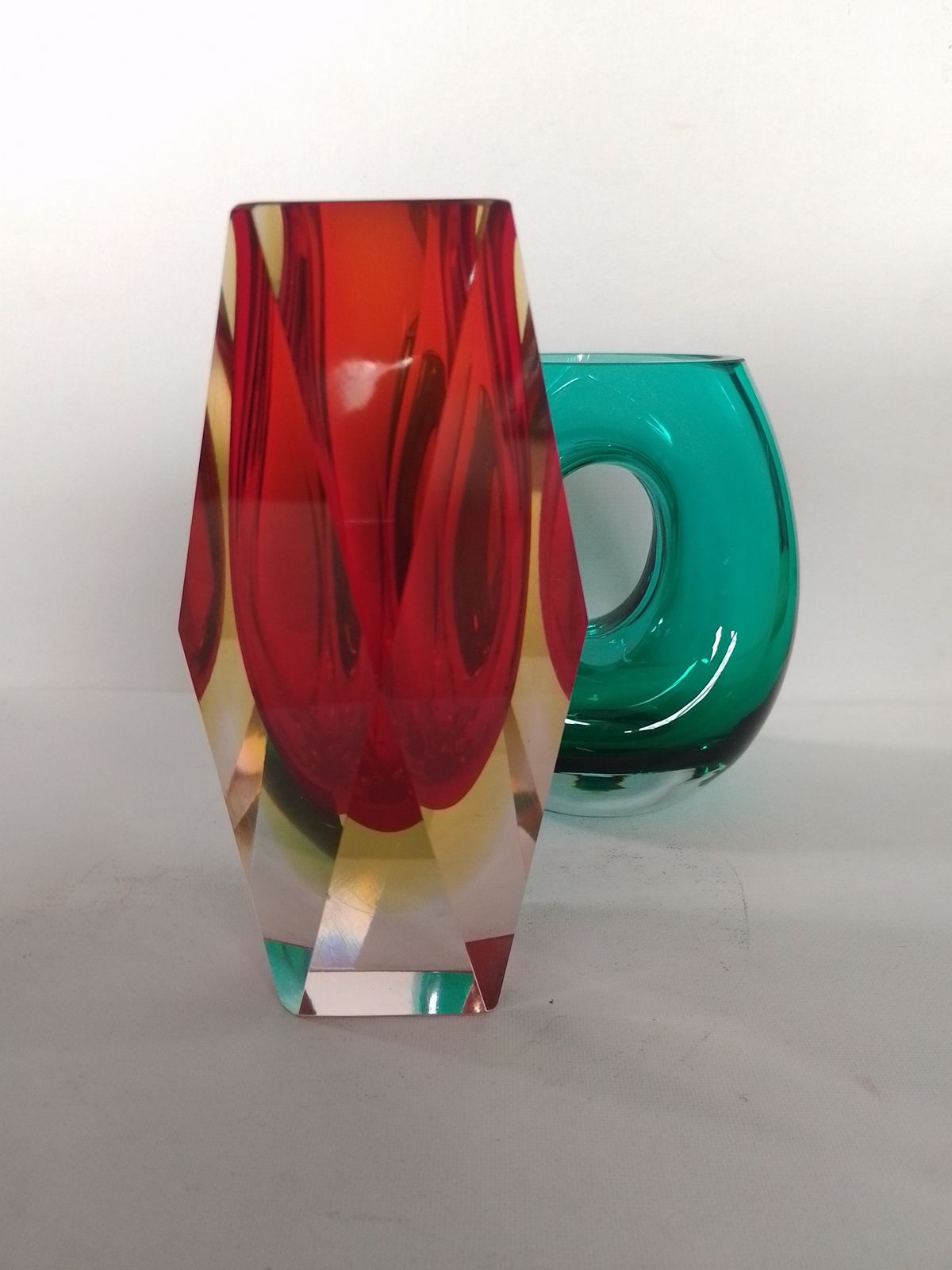 Murano Sommerso Vase By Seguso Designed By Flavio Poli