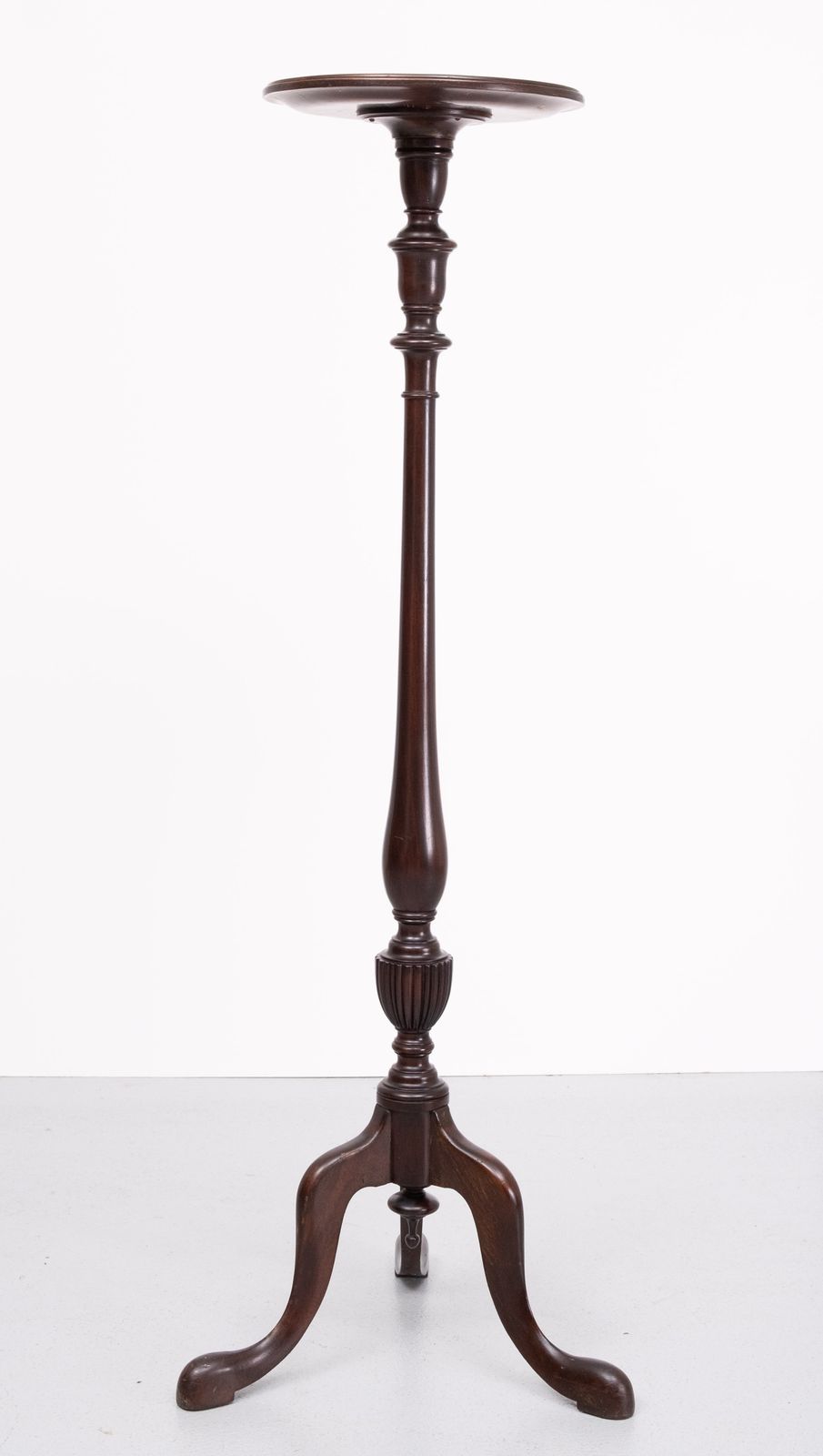 19th Century Mahogany Tall Torchere Stand photo for sale