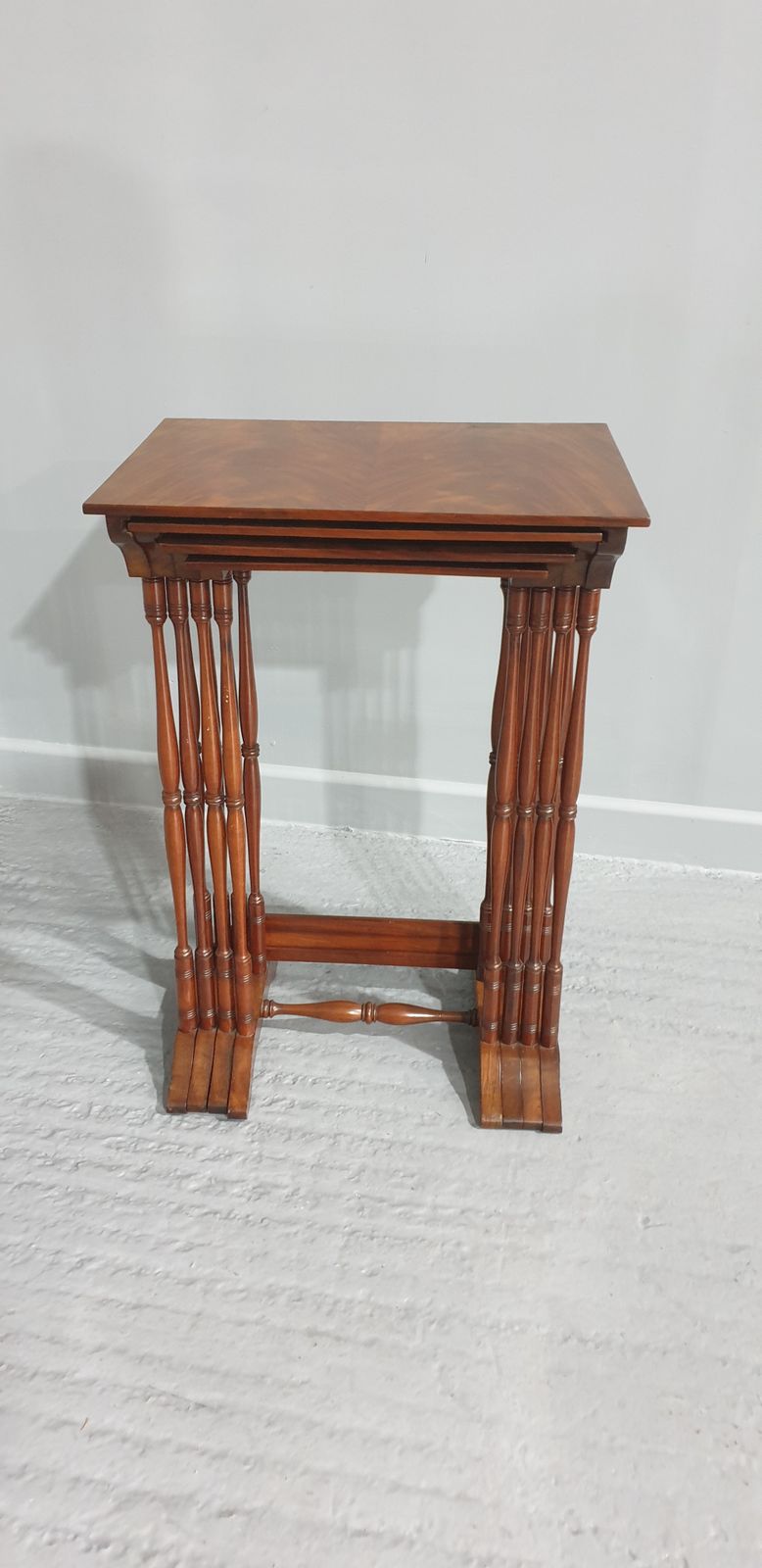 Edwardian Mahogany Nest Of Four Tables photo vinterior
