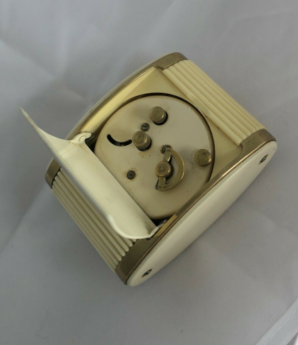 Westclox Tambour Front Art Deco Travel Alarm photo Home Decor