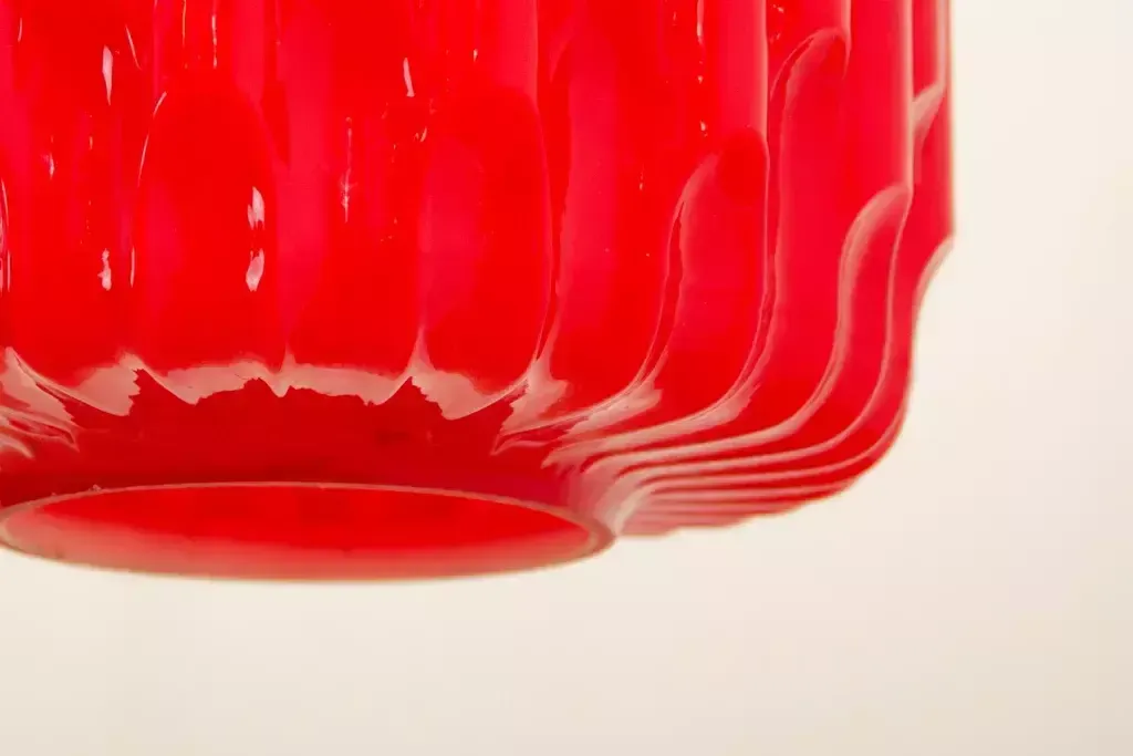 Lighting Brutalist Opaline Glass Chandelier By Karel Wolf For Osvětlovací Sklo, 1970´S photo