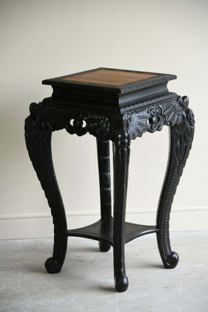 Oriental Ebonised Jardinere Plant Stand photo 425.0