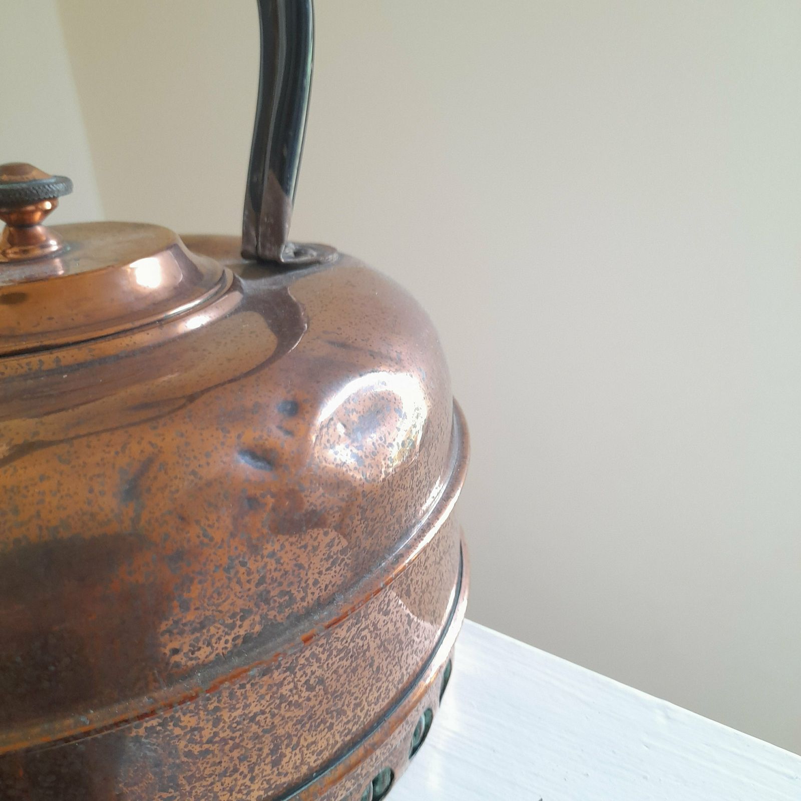 Antique Copper Masters Quick Boiling Kettle  Vintage Rustic Country Cottage Farmhouse Décor Traditional Kettle W/ Heating Element Pat 165299 photo buy
