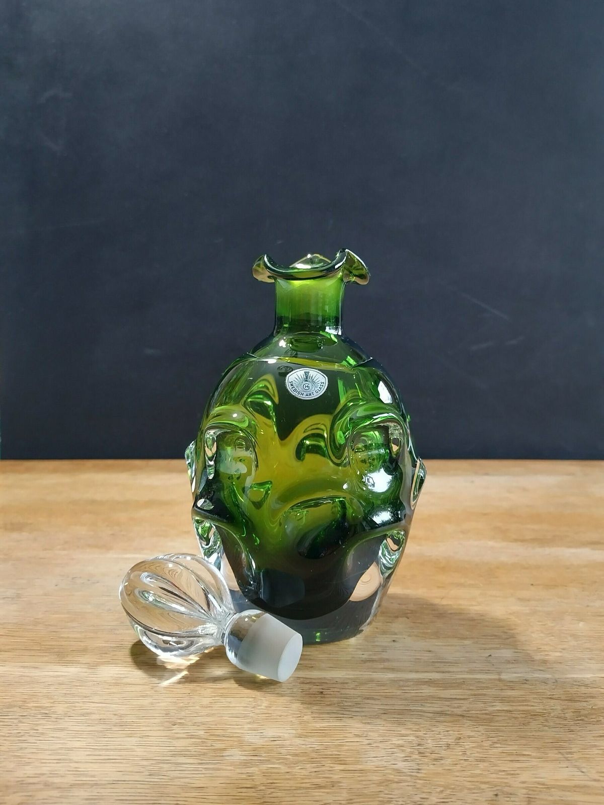 Aseda Glasbruk Vintage Swedish Decanter photo buy