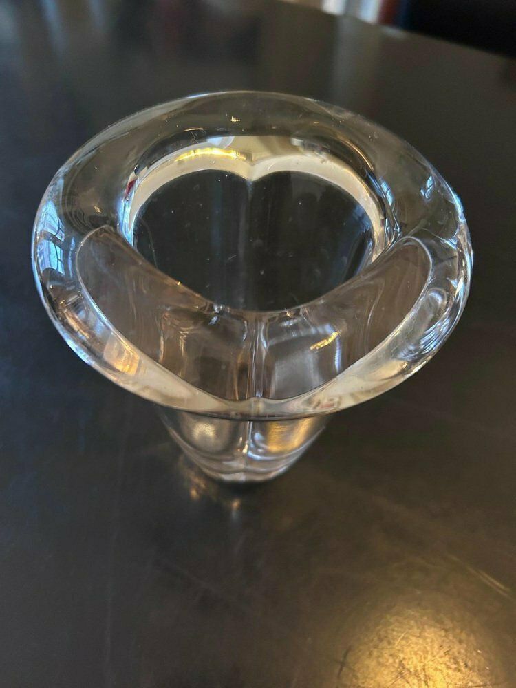 Glass Vase Attributed To Jean Daum, 1950s photo Home Decor