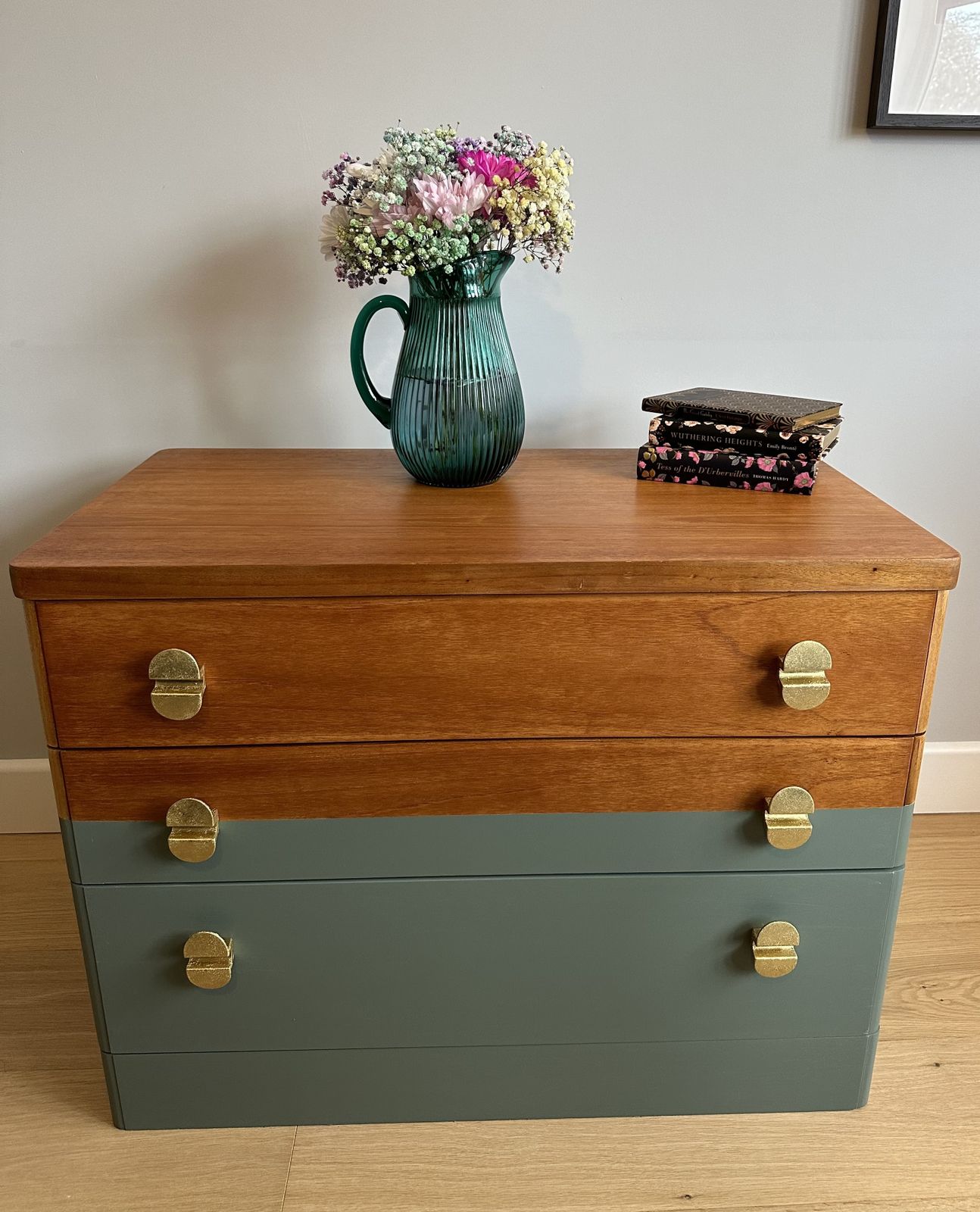 Stag Cantata 3 Drawer Dresser / Chest Of Drawers Professionally Refinished photo Furniture