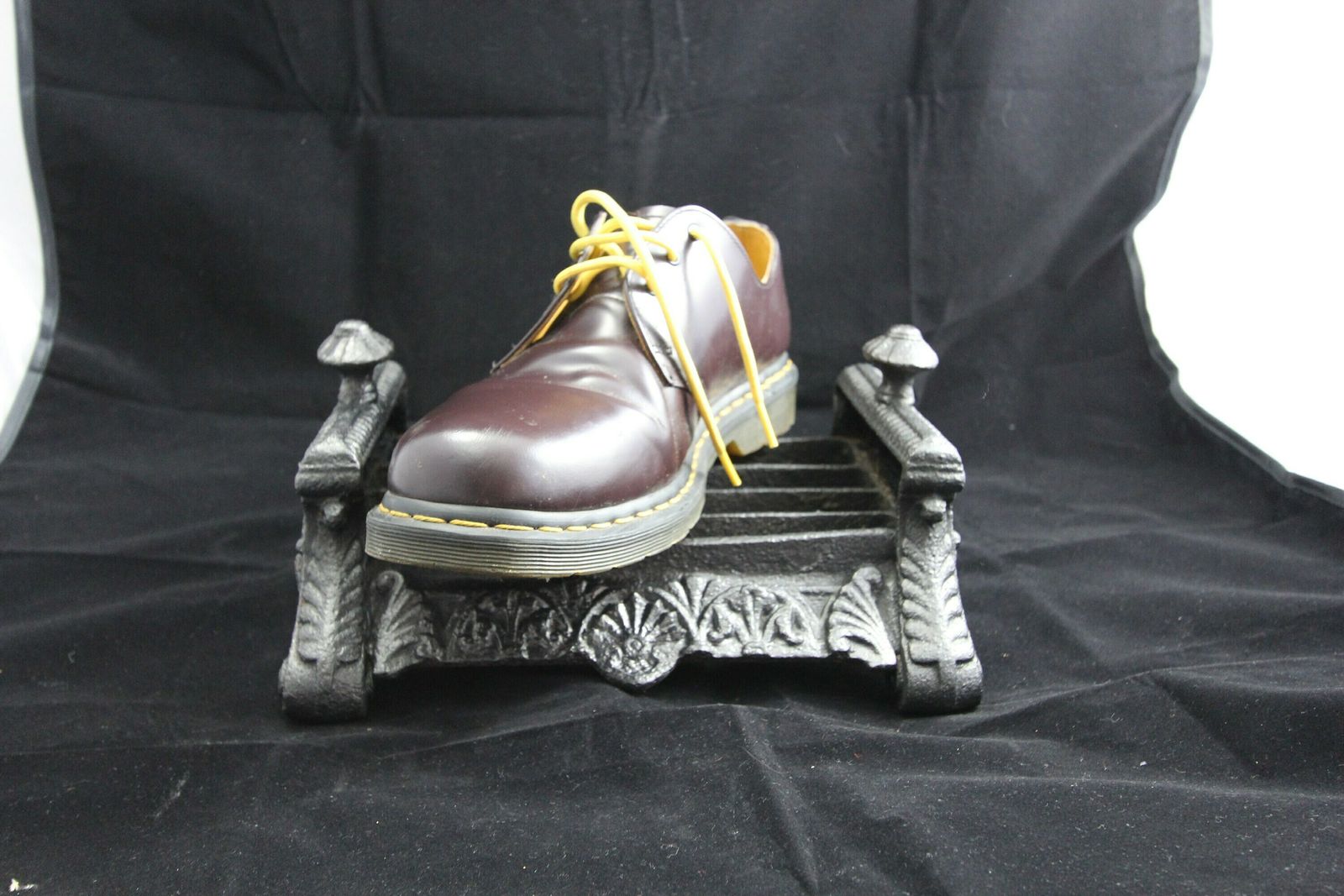 Original Victorian Antique Cast Iron Boot Scraper C1870 (Small Amount Of Damage See Pictures) photo for sale