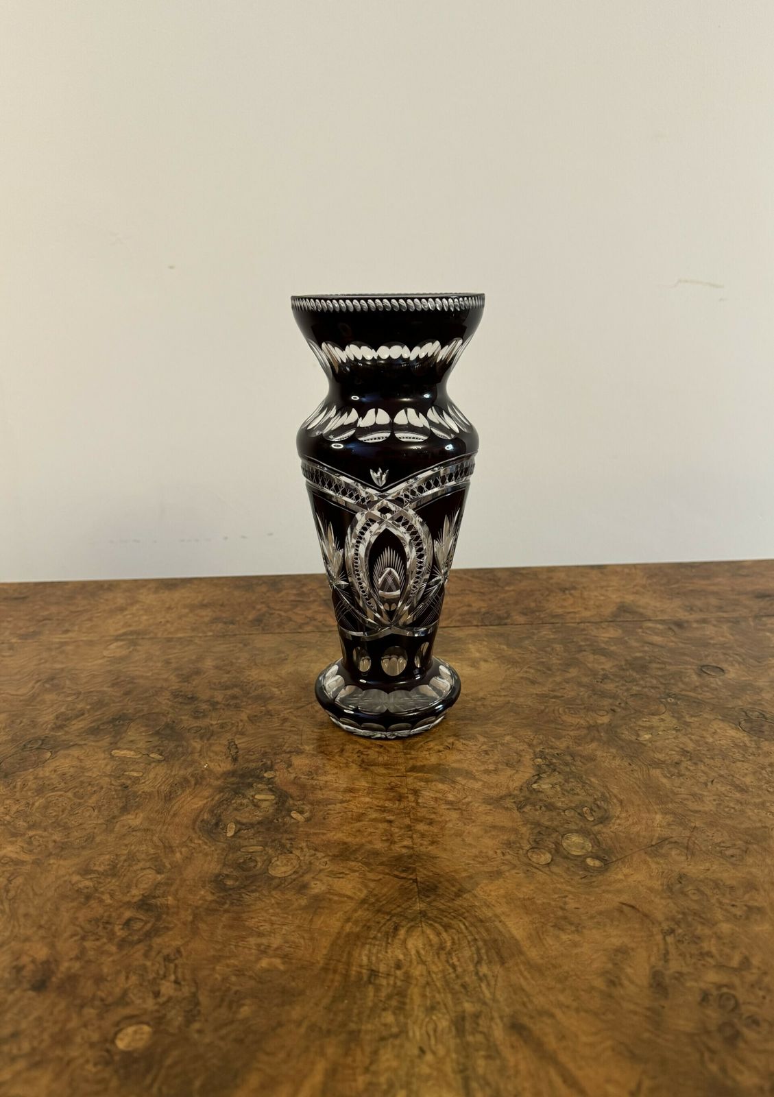 Fine Quality Antique Bohemian Glass Vase photo Home Decor